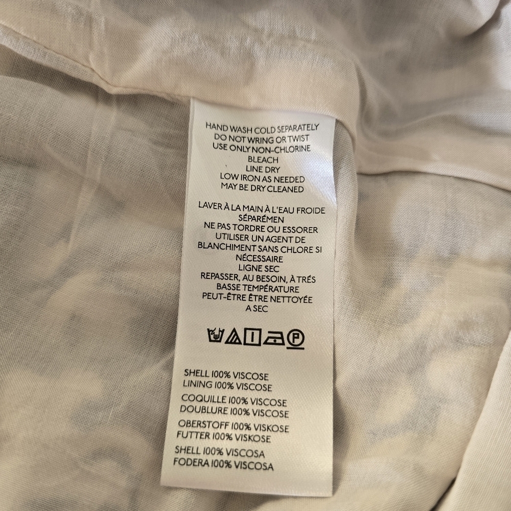 🌻NWT Maeve Silky Asymmetrical Midi Skirt, Size XL - Picture 8 of 9